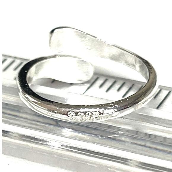 New Teardrop Ring Size 5 6 7 8 9 Adjustable 925 Trendy Jewelry S24 - Picture 4 of 5